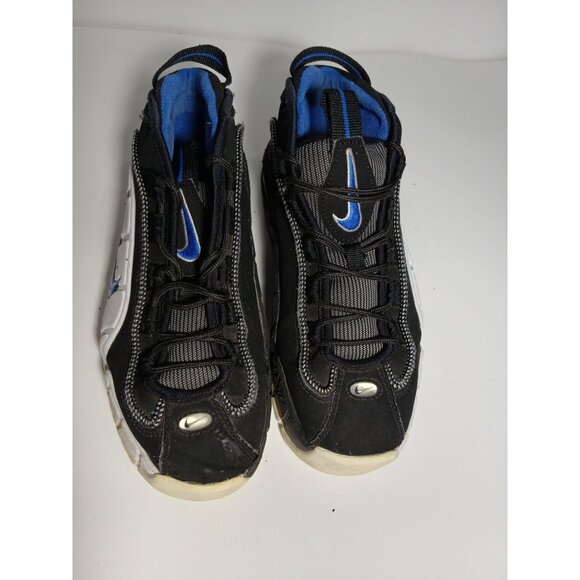 Nike Youth 5Y Black White Air Max Penny 1 Shoes DQ7774-001 Pre-Owned - Picture 1 of 6